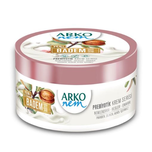Arko Nem Prebiyotik Krem Serisi Pirinç Sütü 250 ml El ve Vücut Kremi . ürün görseli