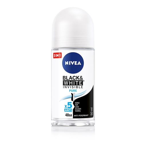 Nivea Invisible Black - White Pure Kadın Roll On 50 ml. ürün görseli