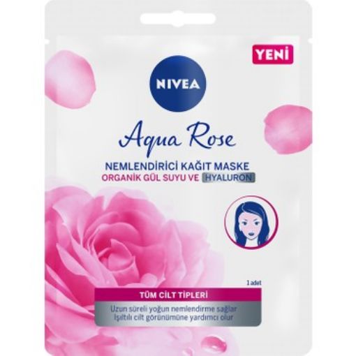 Nivea Aqua Rose Nemlendirici Kağıt Maske. ürün görseli