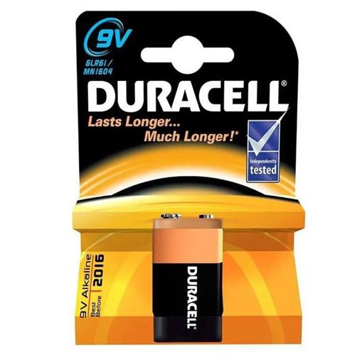 Duracell 9 Volt Tekli. ürün görseli