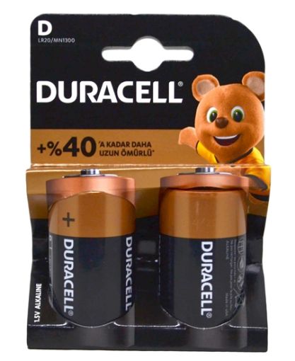 Duracell D Büyük Boy 2 Adet. ürün görseli