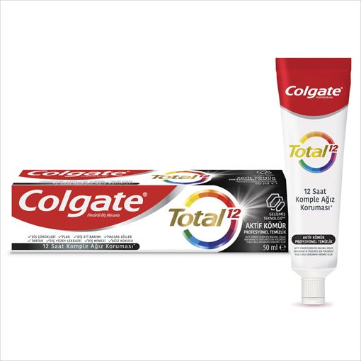Colgate Total Profesyonel Aktif Kömür Nane Aromalı 50 ml Diş Macunu. ürün görseli