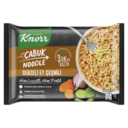 Knorr Noodle Sebzeli Et Çeşnili 66Gr. ürün görseli