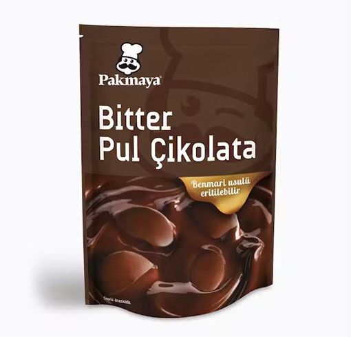 Pakmaya Bitter Pul Çikolatalı 100 gr. ürün görseli