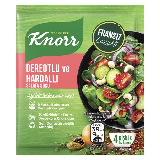 Knorr Dereotlu Ve Hardallı Salata Sosu 5x10Gr. ürün görseli