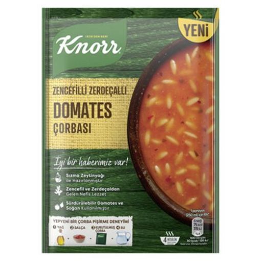 Knorr Zencefilli Zerdeçallı Domates Çorbası 98 Gr. ürün görseli