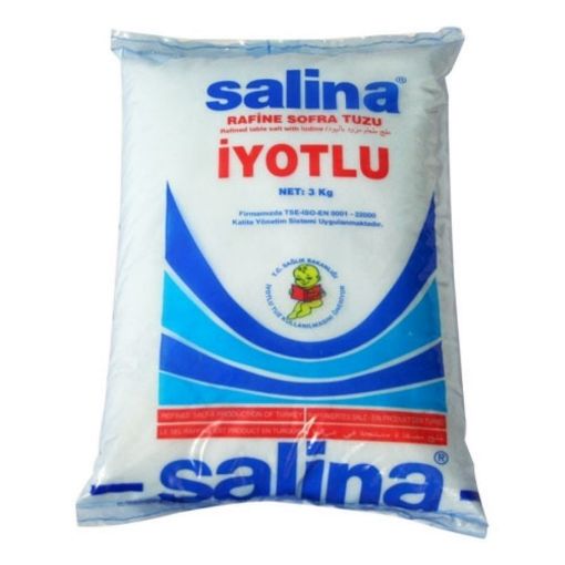 Salina Tuz İyotlu 3 kg. ürün görseli