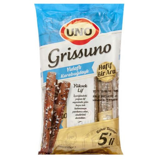 Uno Grissuno Yulaflı Kara Buğdaylı 150 Gr. ürün görseli