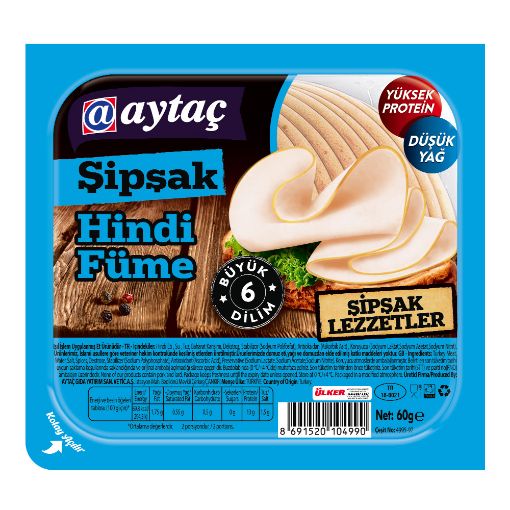 Aytaç Şipsak Hindi Füme 60 Gr. ürün görseli