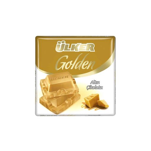 Ülker Golden Karamelli Beyaz Kare Çikolata 60 Gr. ürün görseli