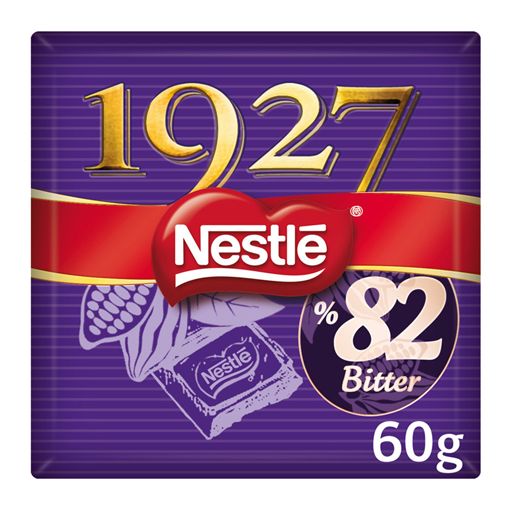 Nestle 1927 %60 Bitter 60 gr Kare Çikolata. ürün görseli