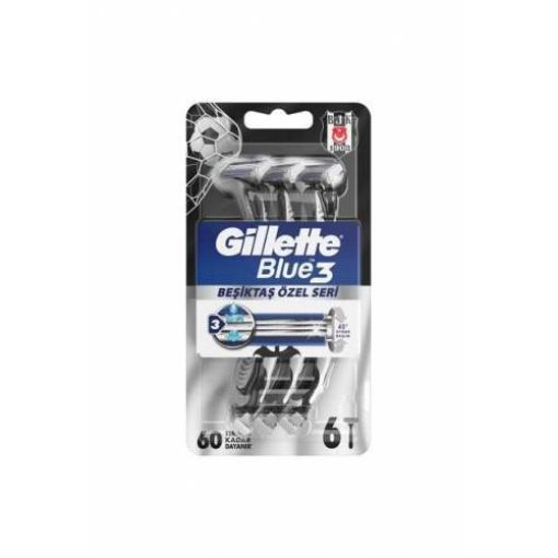 Gillette Blue 3 Tıraş Bıçağı 6Lı Beşiktaş. ürün görseli