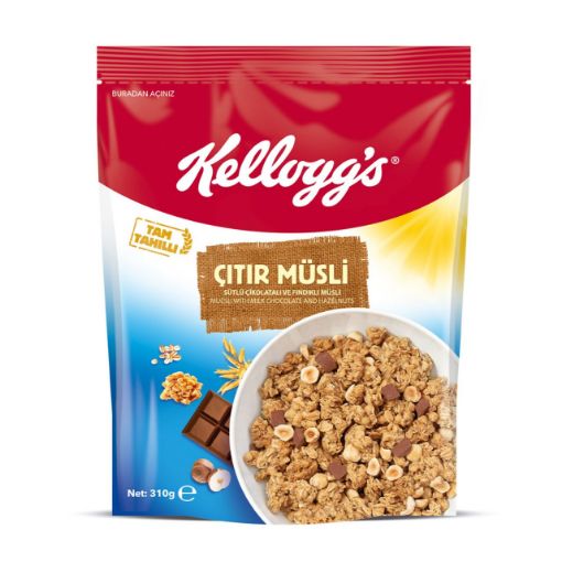 Ülker Kelloggs Extra Granola Sütlü Çikola 310GR. ürün görseli