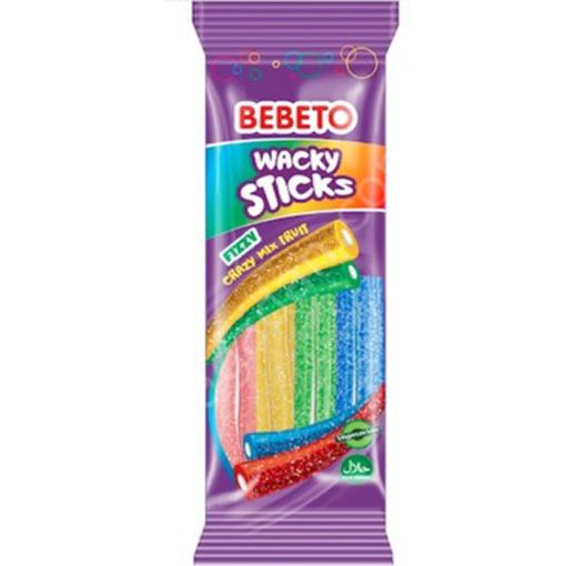 Bebeto Wacky Stick Çilek Vanilya 75 g. ürün görseli