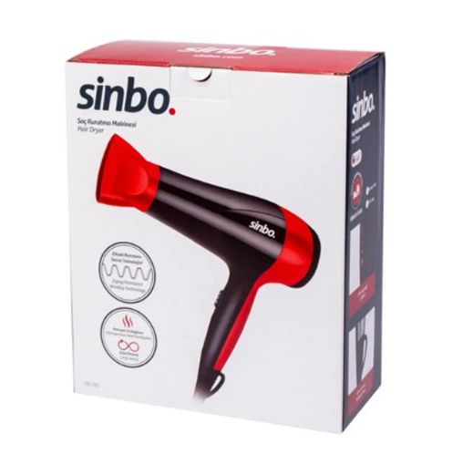 Sinbo Shd 7093 Siyah Kırmızı Saç Kurutma Makinesi. ürün görseli