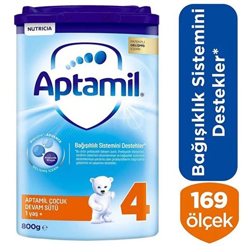 Aptamil 4 Çocuk Devam Sütü 800 G 1 Yaş+ Akıllı Kutu 2Li. ürün görseli