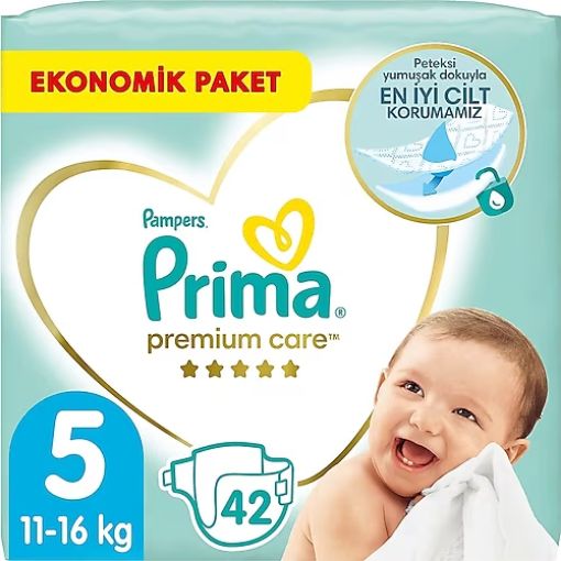 Prima Premium Care 5 Numara Junior 42´li Bebek Bezi. ürün görseli