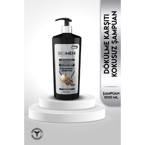Biomen Şampuan 1000 ml Dökülme Karşıtı Siyah Sarımsak. ürün görseli