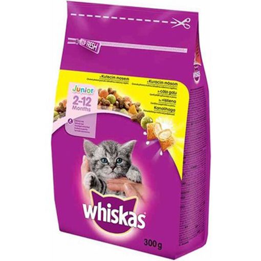 Whiskas Yavru Kedi Maması Tavuklu 300 gr. ürün görseli