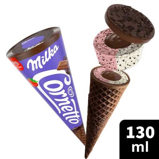 Algida Cornetto Milka 130 ml. ürün görseli