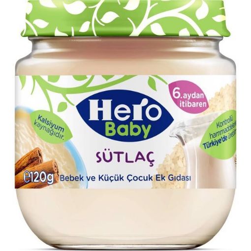Hero Baby Sütlaç 120 gr Kavanoz Maması. ürün görseli