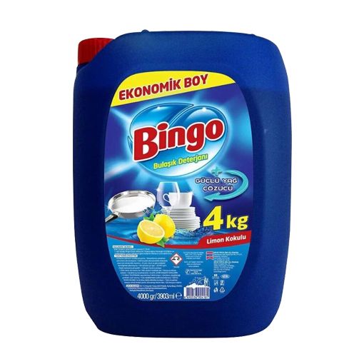 Bingo Bulaşık Deterjanı Sıvısı Limon 4 Kg. ürün görseli