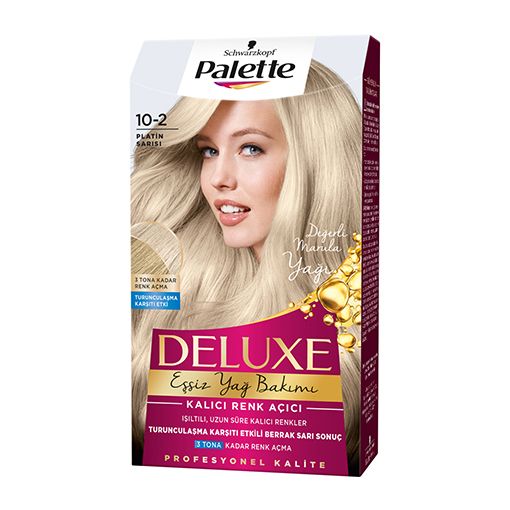 Palette Deluxe Eşsiz Yağ Bakımı Saç Boyası Platin Sarısı. ürün görseli