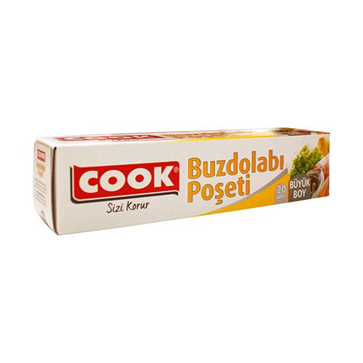 Cook Buzdolabı Poşeti Büyük Boy 20 Adet. ürün görseli