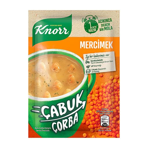 Knorr Çorba Mercimek 22 gr. ürün görseli