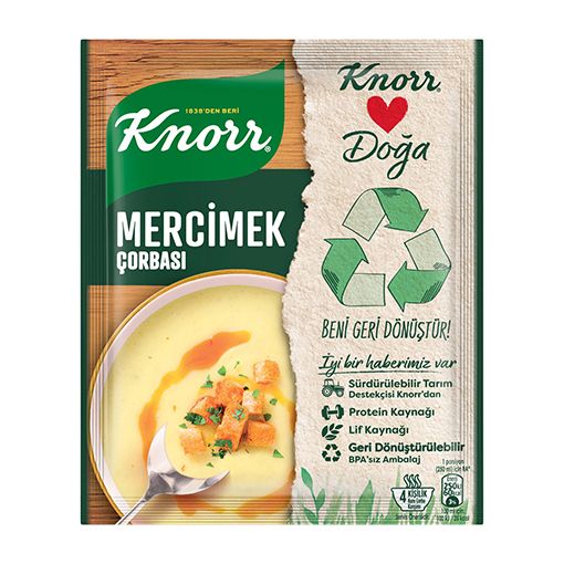 Knorr Hazır Çorba Mercimek 76 gr. ürün görseli