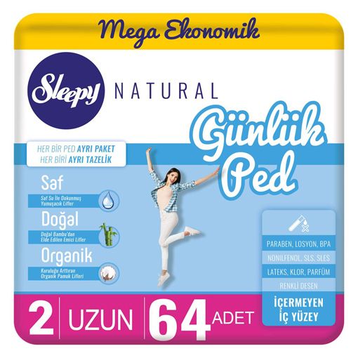 Sleepy Natural Uzun Günlük Ped. ürün görseli