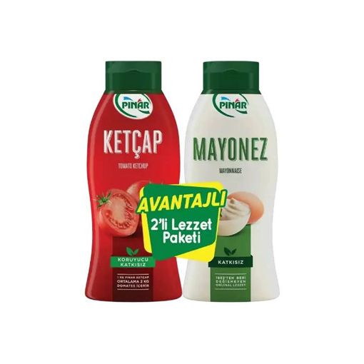 Pınar Ketçap 600 Gr + Mayonez 500 Gr. ürün görseli