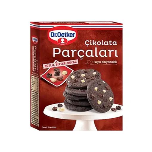Dr.Oetker Çikolata Parçaları 70 gr 3 Renk. ürün görseli