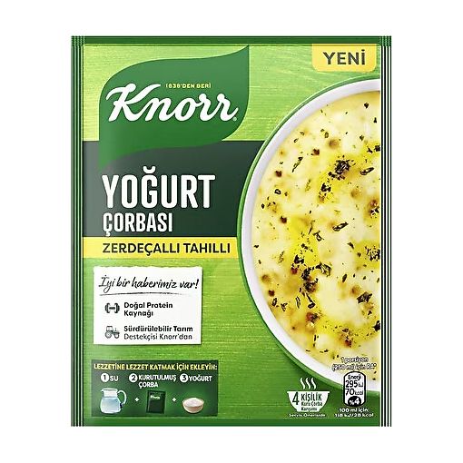 Knorr Hazır Çorba 79gr Yoğurtlu Zerdeçal Tahıl. ürün görseli
