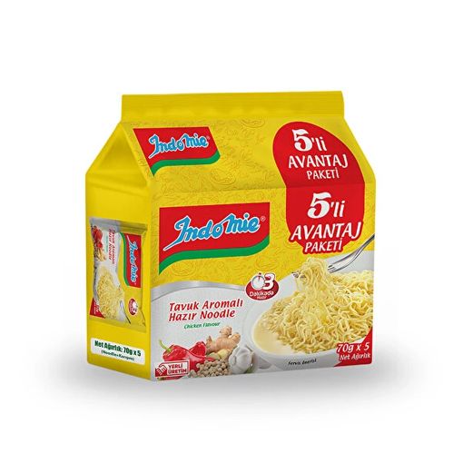 İndomie Noodl Tavuklu 5Li Paket 75Gr. ürün görseli