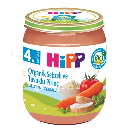Hipp Kavanoz 125gr Sebzeli Tavuklu Pirinç. ürün görseli