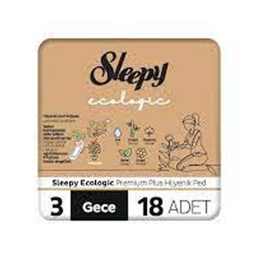 Sleepy Ecologic Super Eco Gece 18li. ürün görseli