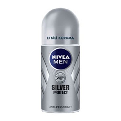 Nivea Deo Roll-on Silver Protect Erkek 50 ml. ürün görseli