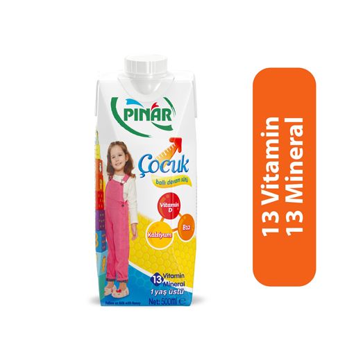 Pınar Süt Çocuk Ballı 500 ml. ürün görseli