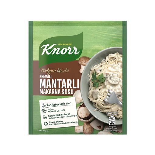 Knorr Makarna Sosu Kremalı Mantar 52 gr. ürün görseli