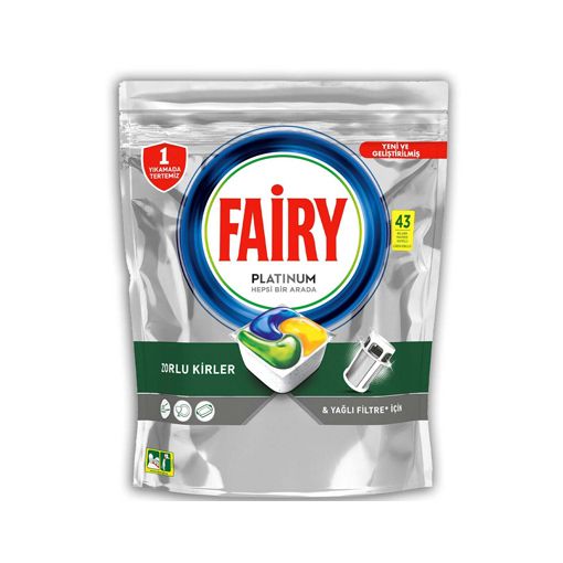 Fairy Platinium 43lü Bulaşık Makinesi Tableti Limon. ürün görseli