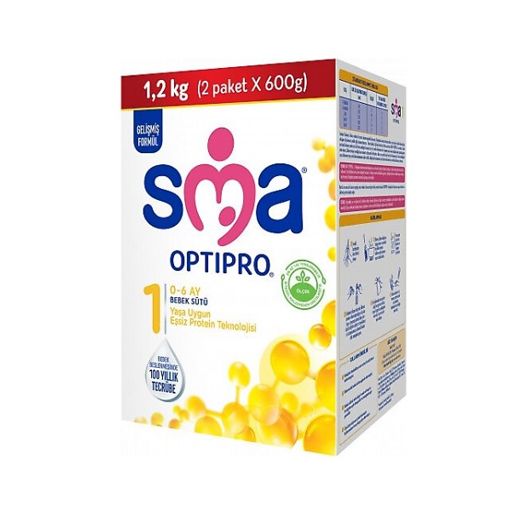 Sma Optipro 1 Probiyotik Bebek Sütü 1200 gr. ürün görseli