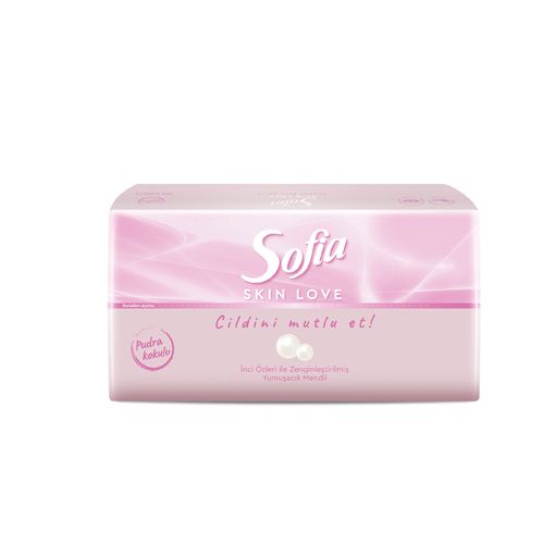 Sofia Skin Love Pudralı Mendil 100lü. ürün görseli