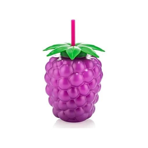 Qlux Böğürtlen Pipetli Suluk 800 ml Tekli. ürün görseli
