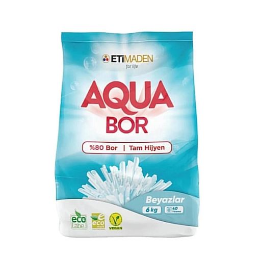 Aqua Bor Beyazlar için 6 kg Toz Deterjan. ürün görseli