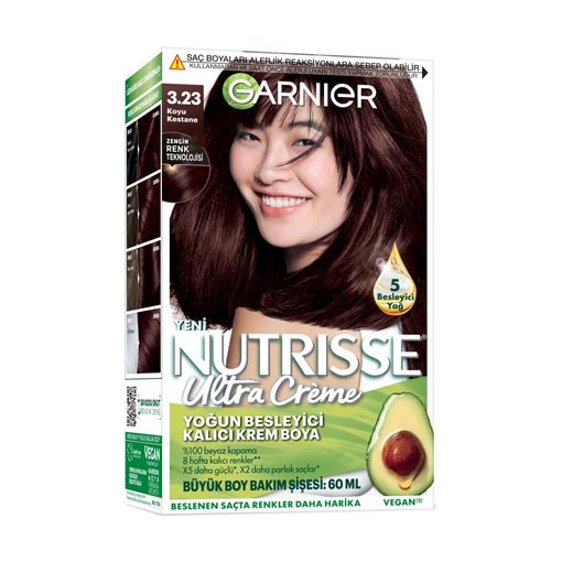 Garnier Nutrisse 3.23 Koyu Kestane. ürün görseli