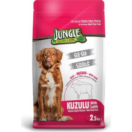 Jungle Kuzu Etli Yetişkin Köpek Maması 2,5kg. ürün görseli