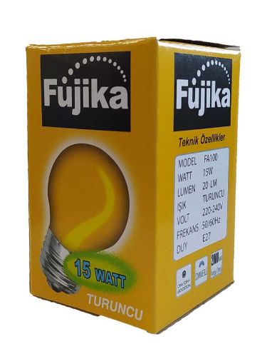 Fujika 15W Gece Lambası Turuncu. ürün görseli