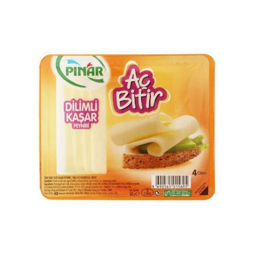 Pınar Aç Bitir Dilimli Kaşar Peynirı 60 Gr. ürün görseli