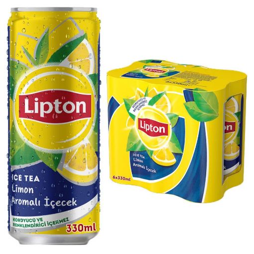 Lipton Ice Tea 330 ml 6lı (Limon). ürün görseli